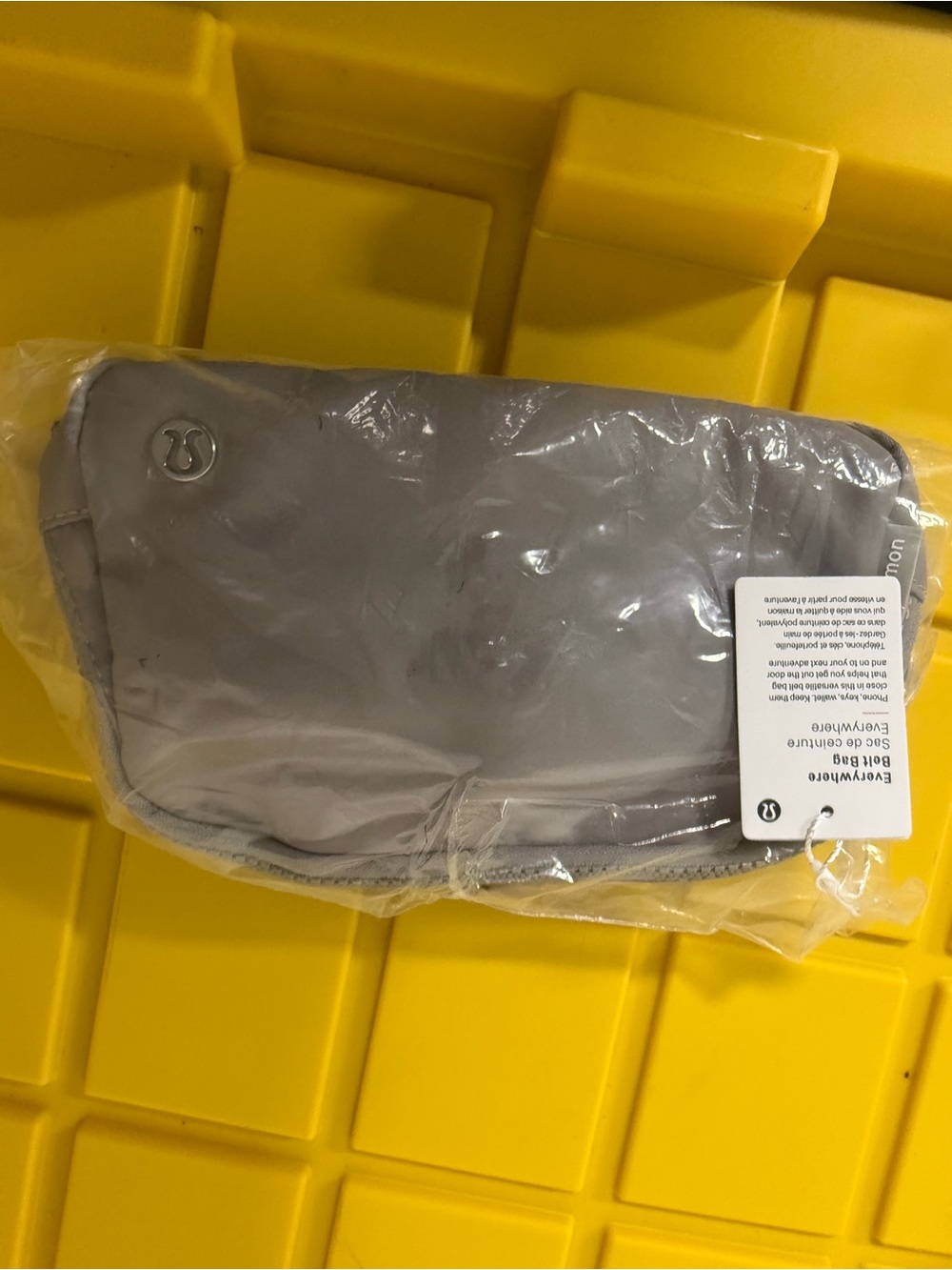 lululemon athletica gray belt bag